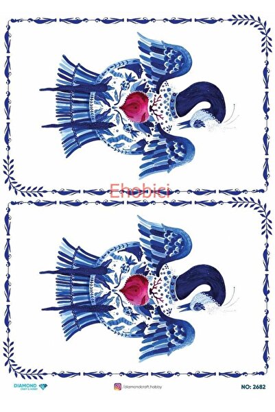 ehobici ورق ديكور من النحاس الماسي - 2682