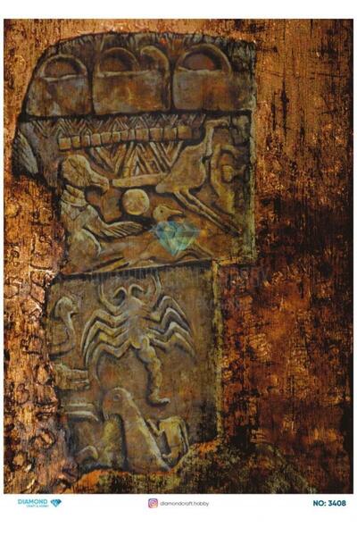 ehobici ورق ديكور نحاسي ماسي - 3408