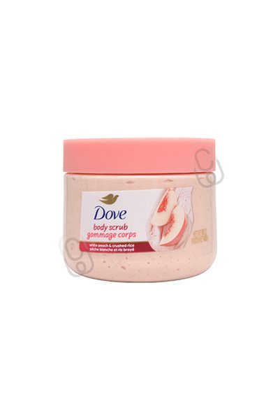 Dove Body Scrub White Peach and Ground Rice 425g