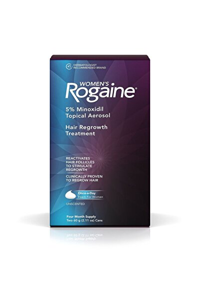Rogaine روجين فوم نسائي يحتوي على عبوتين