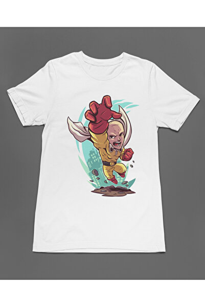 Bumeta تي شيرت أنيمي وان بانش مان سايتاما تشيبي من الرسوم المتحركة للجنسين