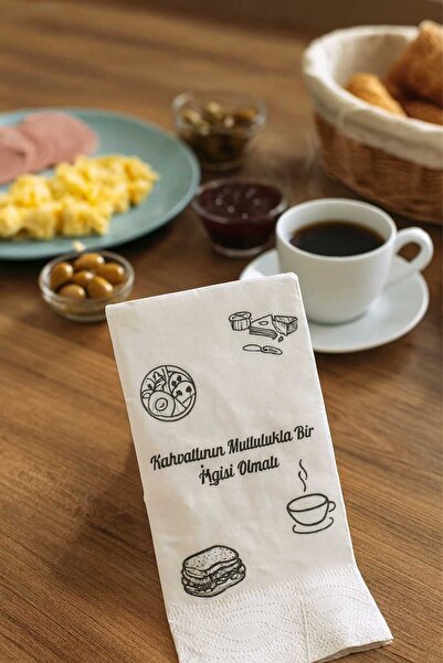 alenked White Lux Presentation Napkin 20-Pack