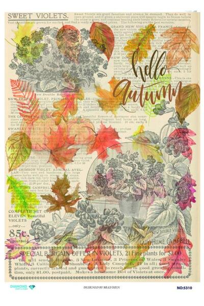 ehobici ورق ديكور نحاسي ماسي - 5310