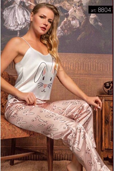 Saten Askılı Pijama Takımı