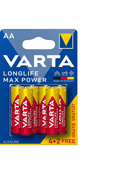 Varta Baterie Longlife Max Power AA BLI 6 (4+2)
