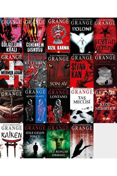 Doğan Kitap Jean Christophe Grange 19 Kitap Takım Gölgelerin Kralı -Cehennem Diskosu - Kızıl Karma