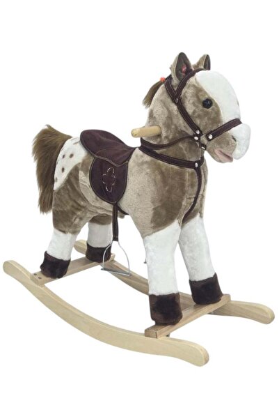 Toybox كرسي ركوب على شكل حصان هزاز خشبي - مثالي للأطفال