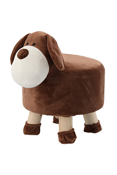 SERSIMO Taburet pentru copii, 28x25cm, maxim 50kg, model cățeluș