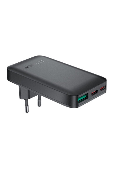 Acefast Incarcator GaN Type-C, A100, 65W Power Delivery, negru