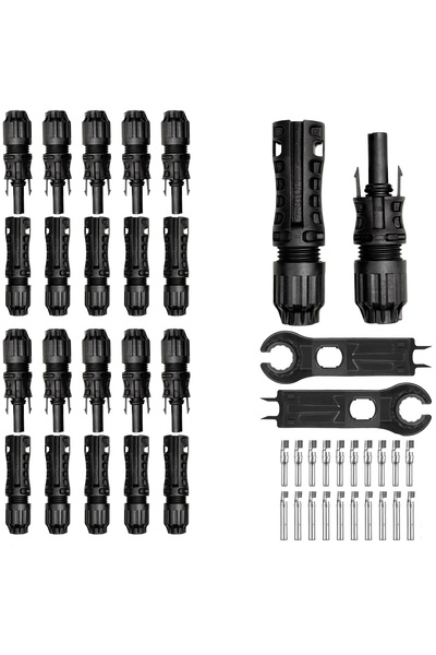 Onuvio Set de 10 conectori MC4 EVO2 Onuvio® pentru panouri solare fotovoltaic...