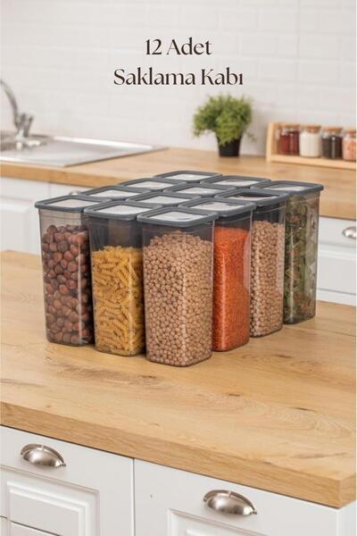 Kaite 12-Piece Jar Set & Storage Container & Food Container 12X1900 ml (20-Pi...