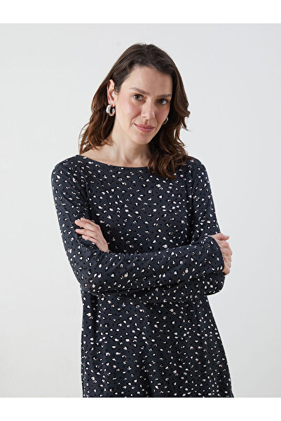 LC Waikiki Crew Neck Patterned Blouse