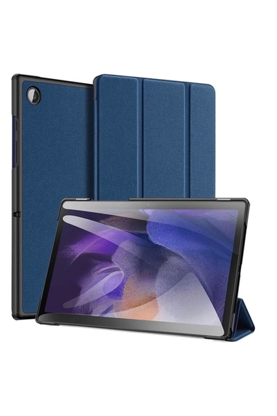 Butik Dux Ducis Samsung Galaxy Tab A8 2021 10.5 (X200/X205) Kılıf Kalem Bölmeli Standlı Domo Series-(5775)