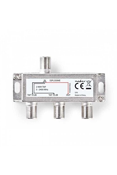 Nedis Splitter F Max. 10 dB Frequency 5-2400MHz 2 TAP Outputs
