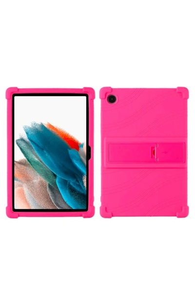 Butik Ally SM Galaxy Tab A8 2021 10.5 (X200/X205) Kılıf Standlı Silikon Kılıf...