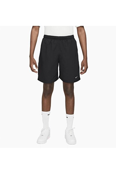 Nike Nikelab Solo Swoosh Men's Sports Shorts - Black Comfortable and Zipper Pocket - Dm4400-010
