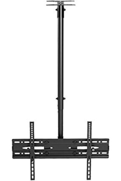 HAMOOD TV SA Classic Ceiling TV Mount, 32-70 Inch Adjustable Holder - Max 200CM, Min 117CM, 50KG Load Capacity