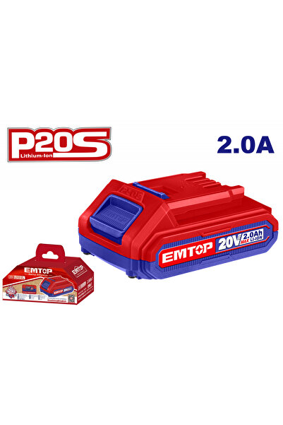 EMTOP 1 x baterie litiu-ion de 2,0 Ah, P20S - EBPK2001,