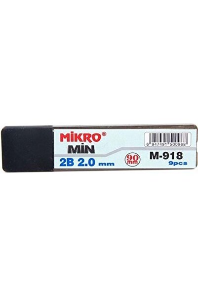 Mikro 2.0 مم 2B 9 سم رأس قلم سميك M-918