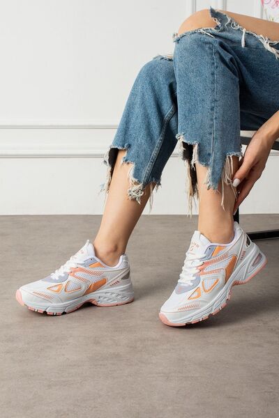 Unisex Kadın Ortopedik Triko Spor Ayakkabı Sneaker