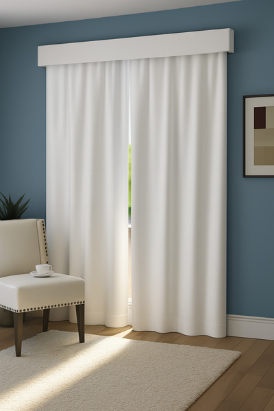 Navessa Home Collection Beyaz Güneşlik Perde – Güneş Geçirmez, Her Tülün Altı...