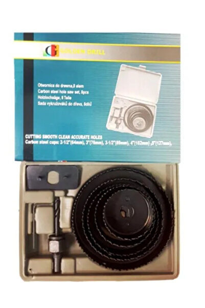 drk Set de 8 freze pentru rigips 64, 76, 89, 102, 127 mm