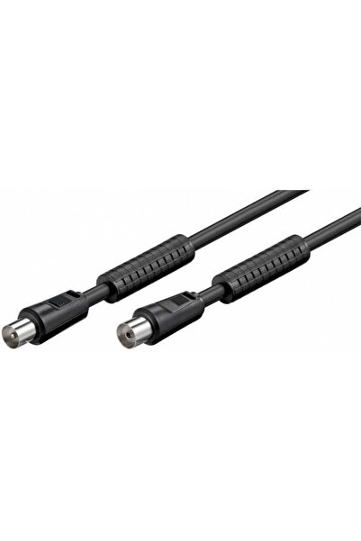 goobay Antenna cable Coaxial male - Coaxial female 1.5m black
