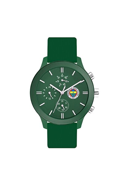 Quantum F1085.075 Fenerbahçe Unisex Kol Saati | Yeşil Silikon Taraftar Saat