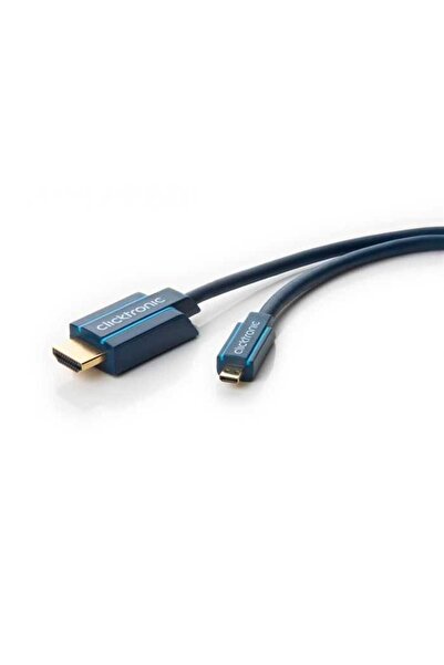 CLICKTRONIC Cablu Profesional 2m micro HDMI - HDMI Ultra HD 4K 60Hz cu Ethern...
