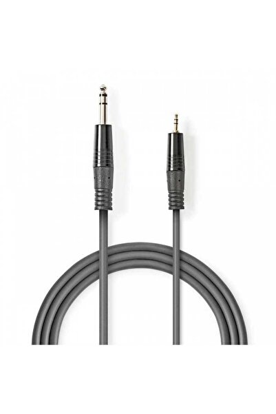 Nedis Cablu audio stereo Jack 6,35 mm - 3,5 mm 3m gri