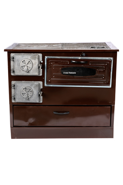 micul fermier Sobă pe lemne Grand Fantazia 9kW, coș de fum dreapta