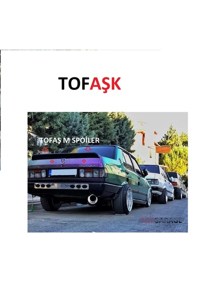 Bodykitartgarage TOFAŞ-DOĞAN-ŞAHİN (BOYASIZ) BAGAJ SPOİLERİ -FİBERGLASS