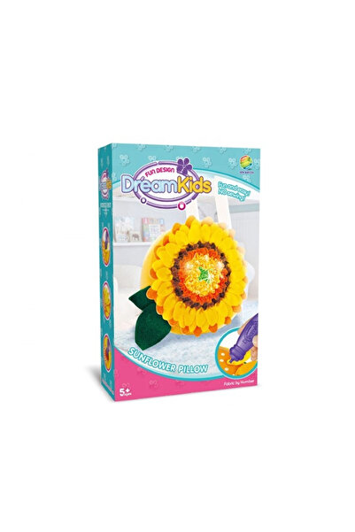 Flippy Set de creație pernă pentru copii, Dream Kids, floarea-soarelui