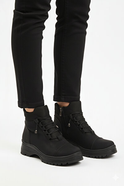 AYAKMOD Cizme de damă cu talpă anti-alunecare, rezistente la frig, cu interio...