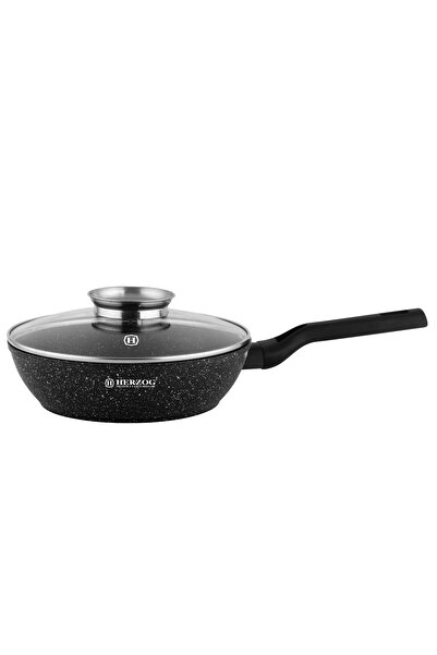 Herzog Deep frying pan with lid HR-2611, 28cm/4.2L