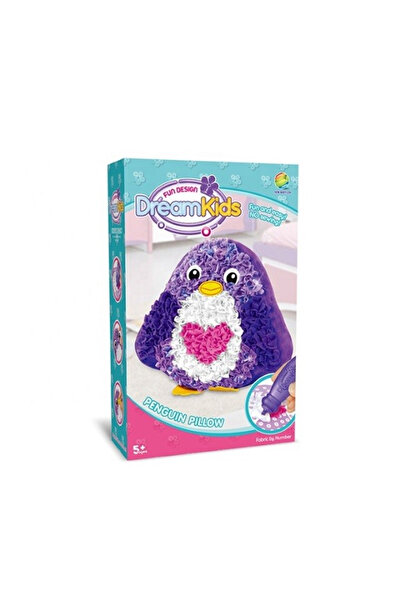 Flippy Set de creare perne pentru copii, Dream Kids, Pinguin