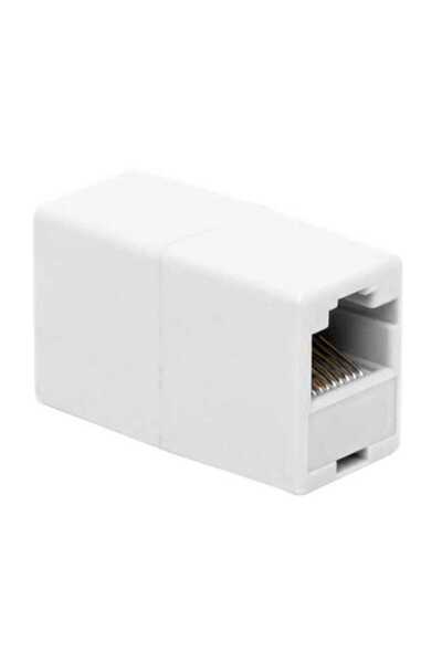 OEM Adaptor prelungitor RJ45 8P8C Cat5 soclu - soclu conexiunea drept alb