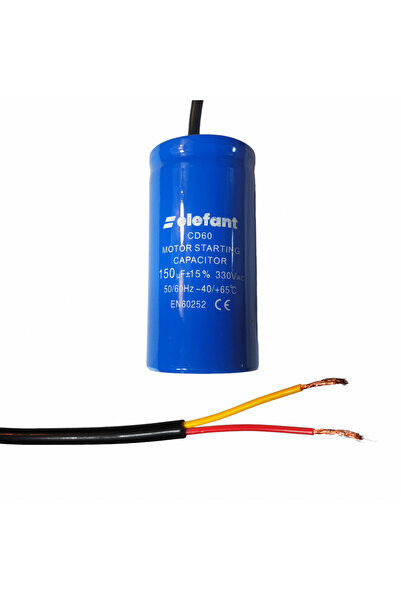 brg Condensator bobinat CD60 150µF 50x100mm 330V, Elephant