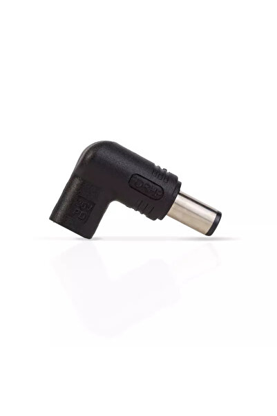 DELIGHT Cap adaptor HP 20V USB-C mama - DC 7.4x5.0 mm 90grade 55063A