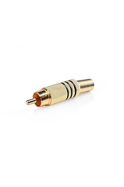Nedis Mufa RCA tata conector aurit 1buc