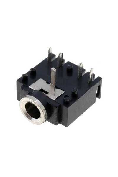 VALUELINE 3.5mm stereo jack panel mount connector with switch JC-128