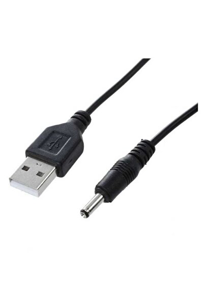 Gembird Cable USB A plug - DC 3.5/1.35 plug black 1.8m 24AWG CC-USB-AMP35-6