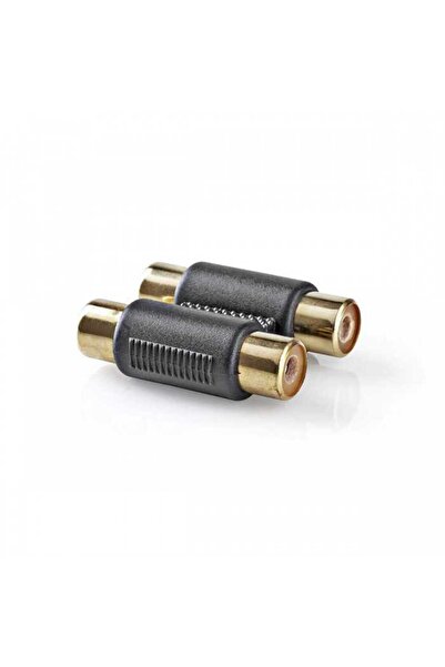 Nedis Adaptor audio stereo 2x RCA mama - 2x RCA mama aurit 1buc