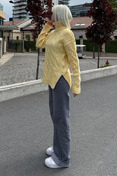 ELBA STİL Turtleneck Knitwear Sweater