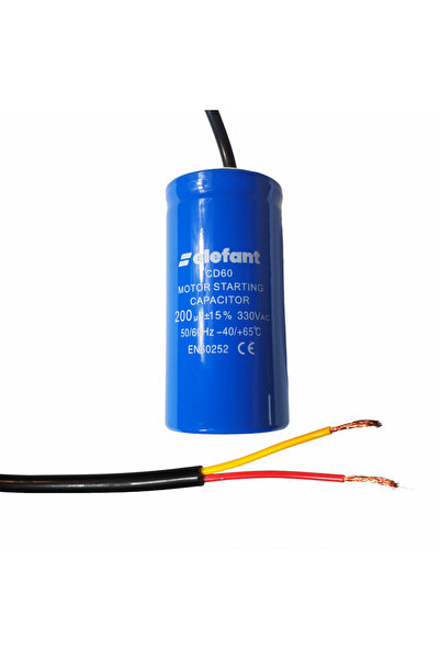 brg Condensator bobinat CD60 200µF 50x100mm 330V, Elephant