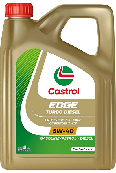 CASTROL Ulei de motor sintetic EDGE Turbo Diesel 5W-40, 4 litri