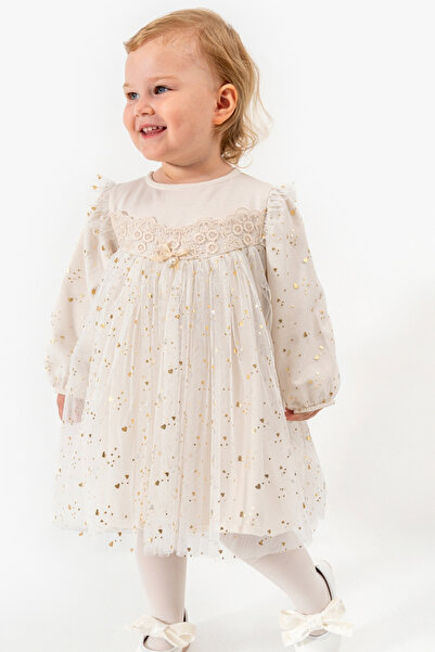 Luludy Kids Heart Printed Baby Girl Dress
