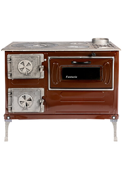 micul fermier Sobă pe lemne Fantazia 6,7 ​​kW, coș de fum dreapta