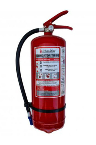 Universal Extinctor cu pulbere TehnoSting, capacitate 6 kg, model P6