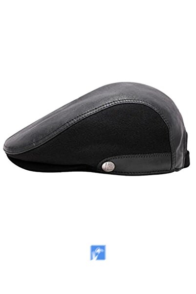 PIECE SIGNATURE Pălărie cu urechi din lână, cu garnitură din piele artificială